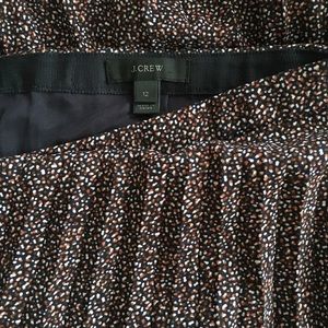 J. Crew pleated midi skirt
